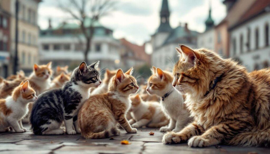 Kolonie kotów w polskich miastach: naukowcy odkryli ich ukryte sieci społeczne