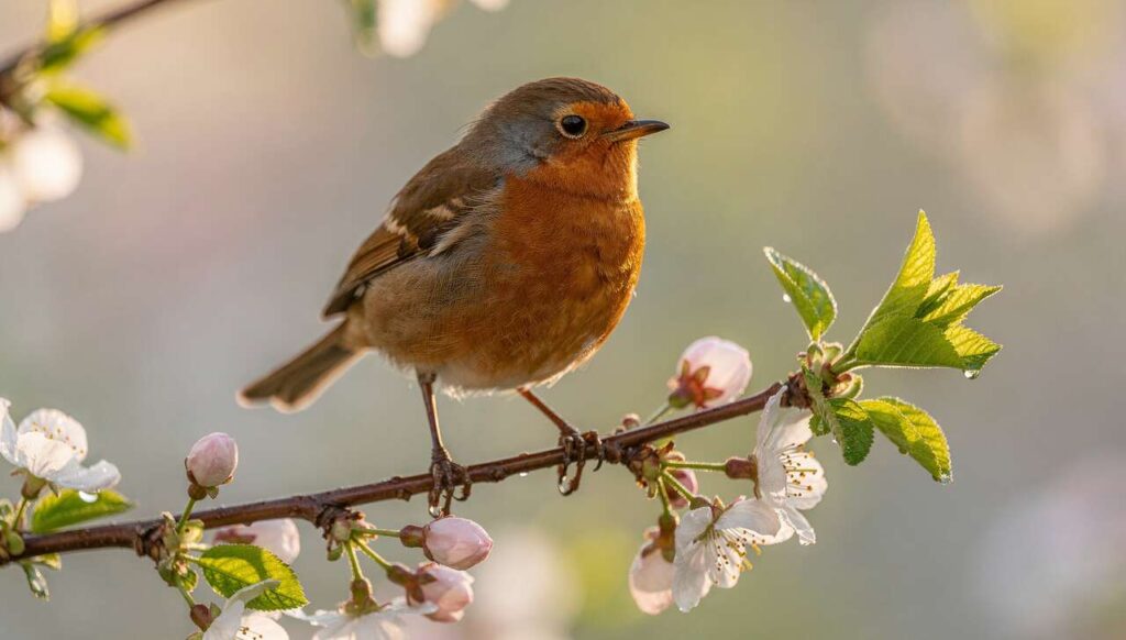 Marzec to kluczowy miesiąc dla rudzików: ornitolog radzi, co zostawić w ogrodzie