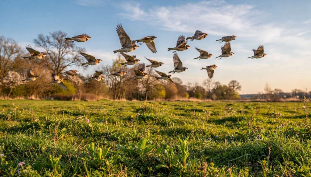 Skowronki wracają wcześniej niż zwykle: ornitolodzy łączą to z ciepłym marcem 2026