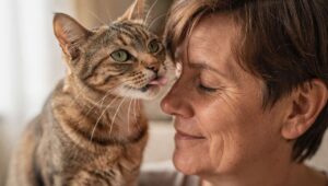 Dlaczego koty liżą głowę właściciela? Naukowcy odkryli związek z zachowaniami społecznymi