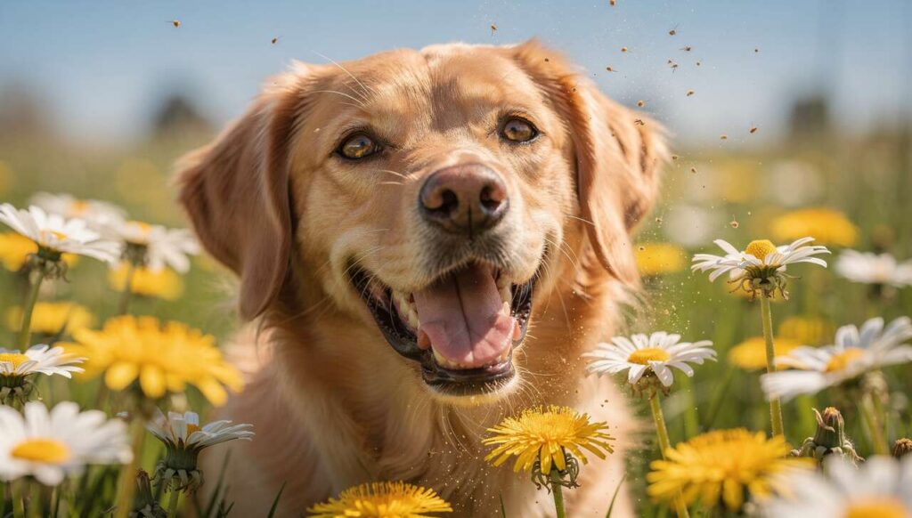 7 oznak alergii wiosennej u psów, które większość właścicieli myli z innymi chorobami