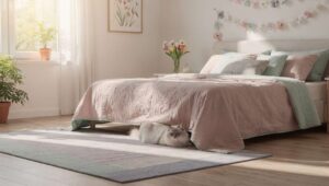 Twój kot chowa się pod łóżkiem wiosną? Weterynarz podaje 3 możliwe przyczyny