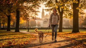 Zmiana czasu a spacery z psem: trener z Krakowa tłumaczy, jak uniknąć problemów behawioralnych