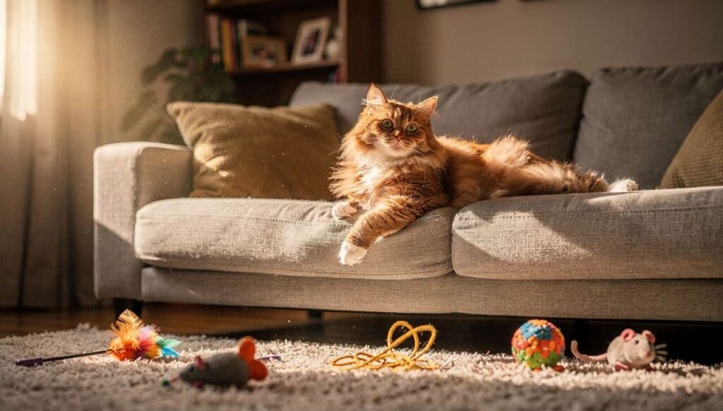 8 rzeczy, które twój kot robi, gdy zostajesz sam w domu — nagrania z kamer to potwierdzają