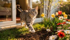 Kot domowy a pierwsze wyjście na dwór wiosną: 5 zasad bezpieczeństwa od weterynarzy