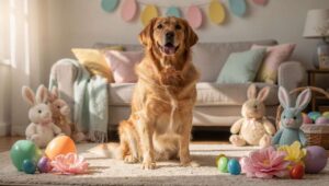 Wielkanoc z psem: 6 dekoracji świątecznych, które stanowią realne zagrożenie