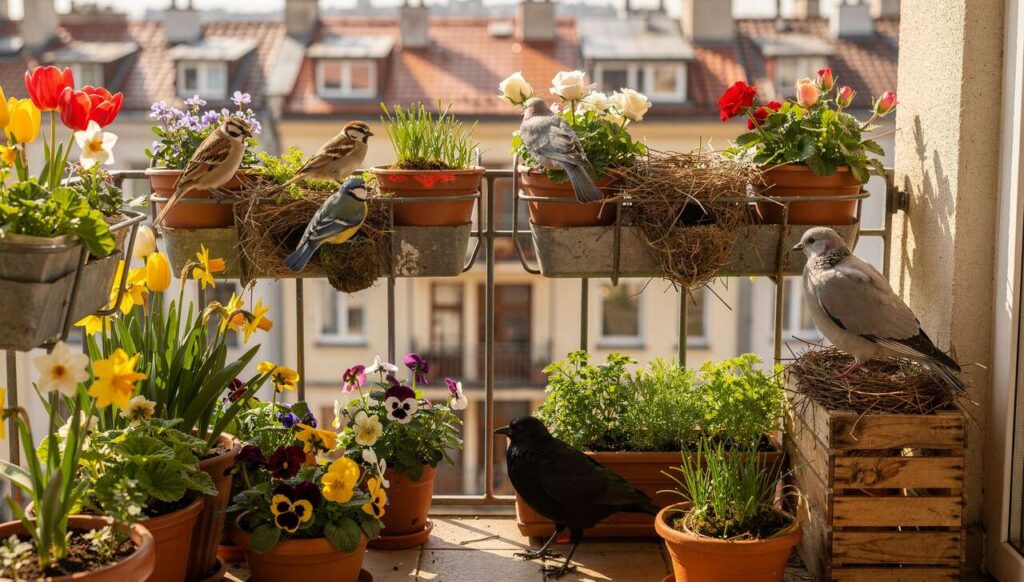 Kwiecień to szczyt sezonu lęgowego: 5 gatunków ptaków, które gniazdują na polskich balkonach
