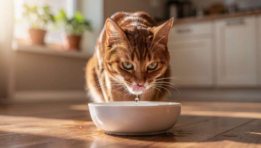 Twój kot pije za mało wody? 5 trików weterynarza, które naprawdę działają