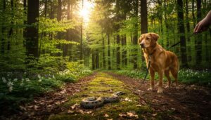 Żmije budzą się w Bieszczadach wcześniej niż zwykle, leśnicy podają zasady bezpiecznego spaceru z psem