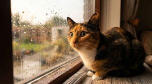 Kot reaguje na burzę inaczej niż pies: behawiorystka porównuje reakcje i podaje sposoby na uspokojenie