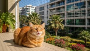 Badanie SGGW 2026: koty z balkonem zabezpieczonym siatką wykazują o 40% mniej zachowań stresowych