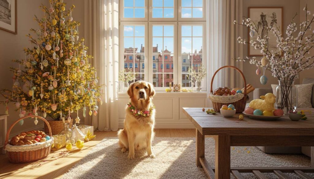 Wielkanoc 2026: behawiorystka z Gdańska radzi, jak przygotować psa na wizytę 12 gości