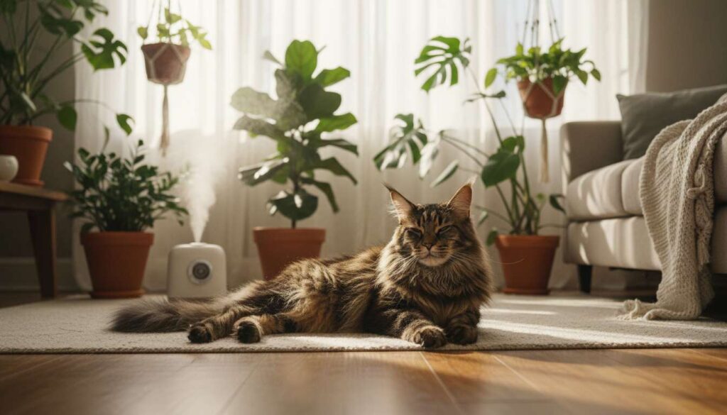 Maine Coon a letnie upały: hodowcy z Krakowa podają 4 zasady, które chronią kota przed przegrzaniem