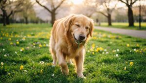 Dlaczego psy jedzą trawę po zimie? Weterynarz z Wrocławia wymienia jedną przyczynę wymagającą pilnej wizyty