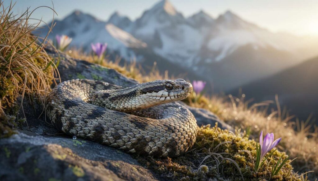 Żmije zygzakowate w Tatrach budzą się 2 tygodnie wcześniej, leśnicy z TPN podają nową mapę zagrożeń