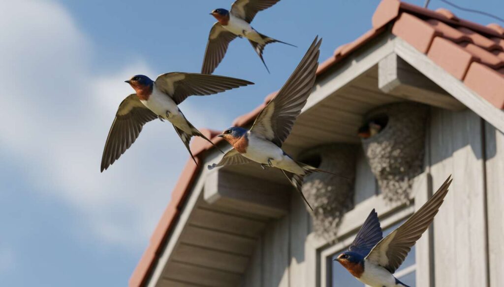 Jaskółki wracają w kwietniu, a prawo chroni ich gniazda! Kary za usunięcie sięgają 5000 zł