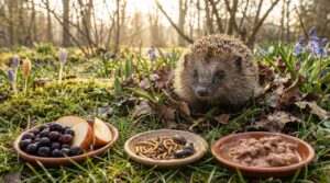 Jeże budzą się z hibernacji głodne, ogrodnik z Łodzi podaje 3 pokarmy, które ratują im życie